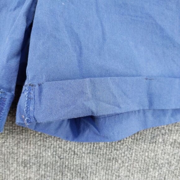 Talbots Womens Stretch Chino Shorts Blue Size 4 Slash Pockets Cotton - Picture 11 of 13